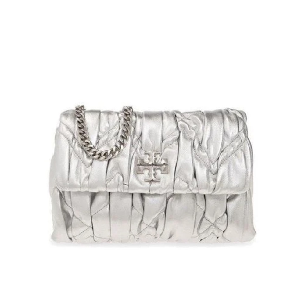 Tory Burch Kira Quilted Metallic Shoulder Bag